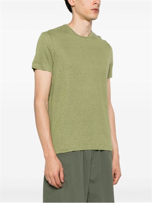 t-shirt uomo lino MAJESTIC FILATURES | M011HTS154155